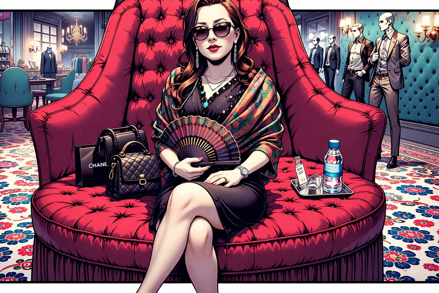 銀座で豪遊する容疑者